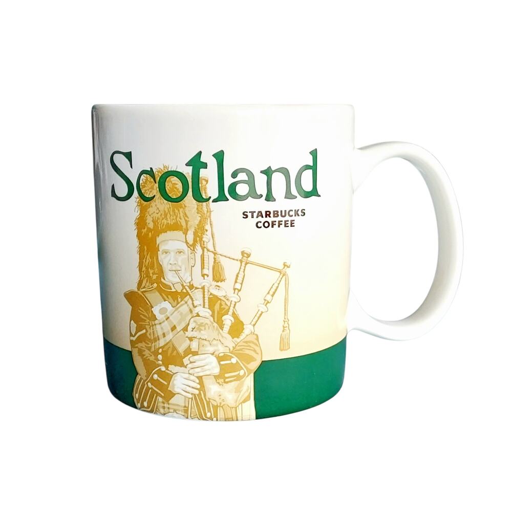Starbucks Scotland Global Icon Collector Series Coffee Mug Cup Retired Traveler